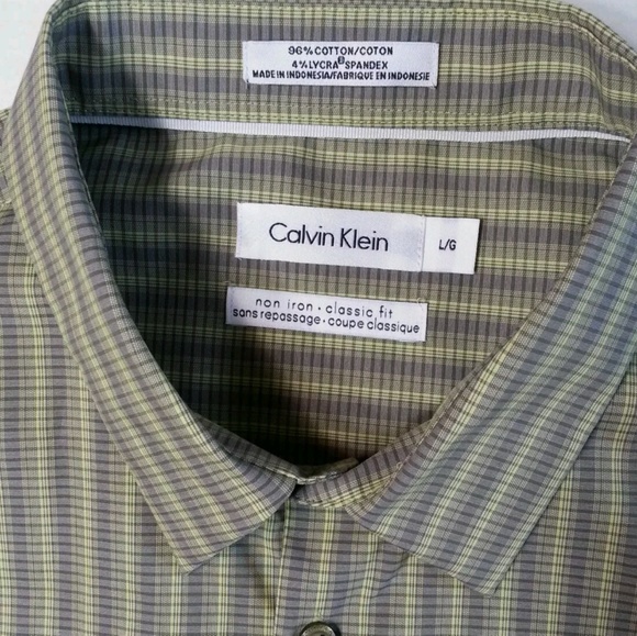 Calvin Klein Dress Shirt mens size Large - Picture 4 of 6